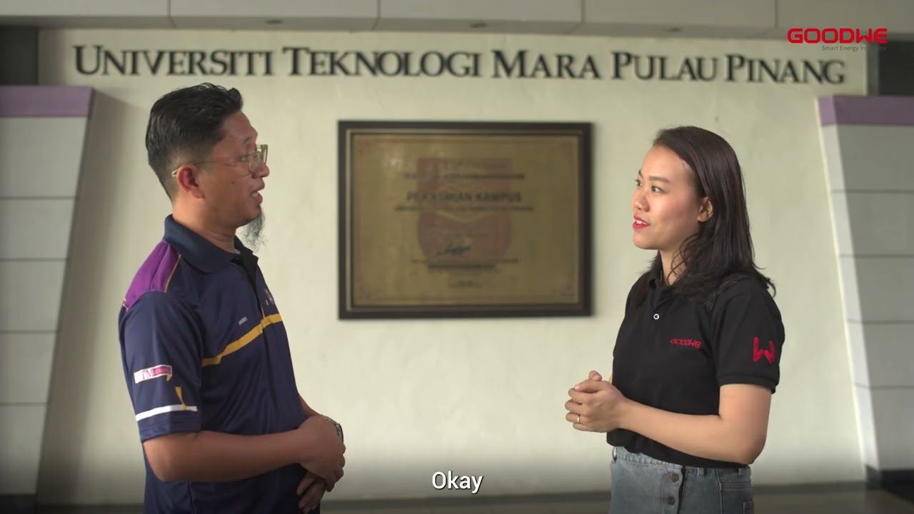 Malaysian campus buildings with a GoodWe energy storage system